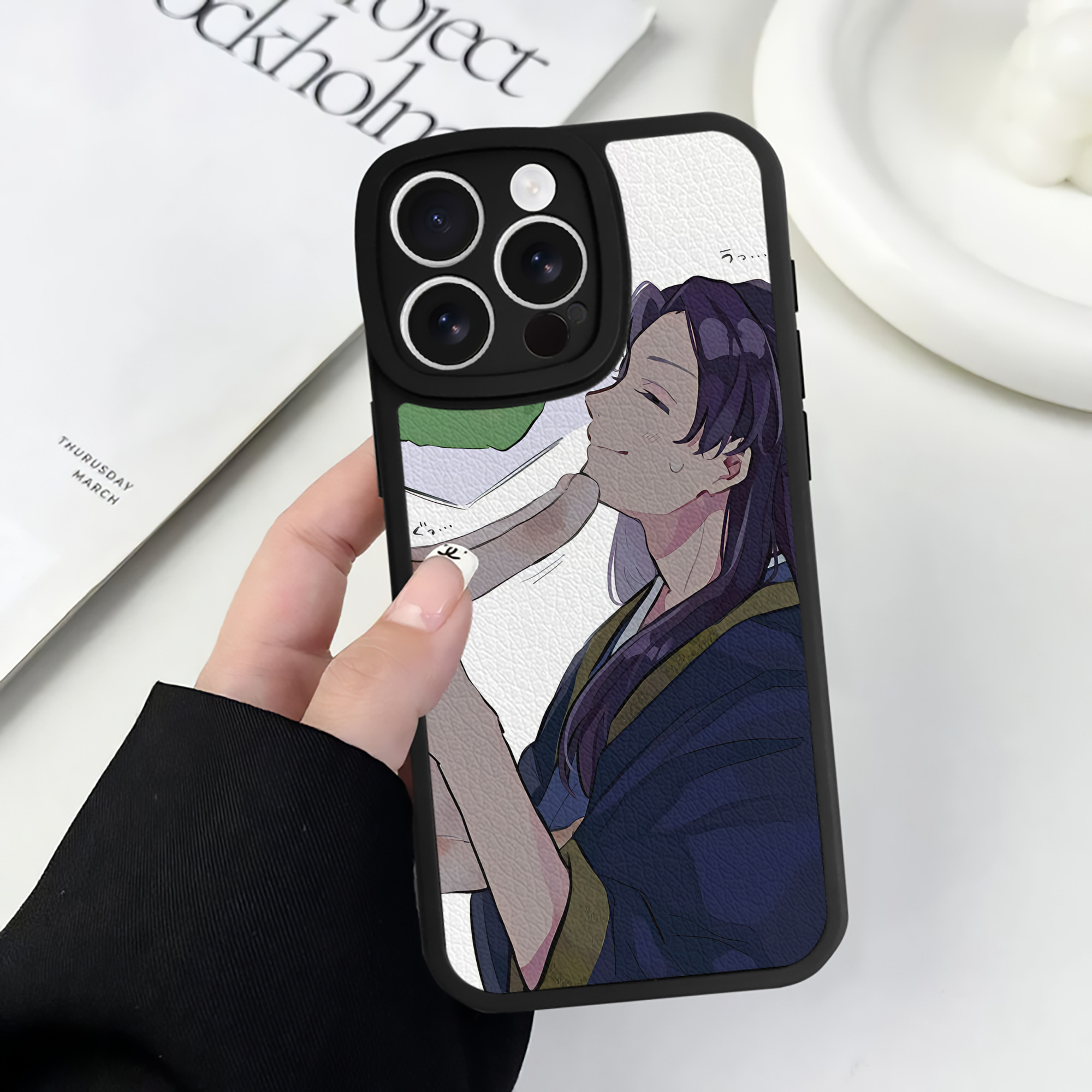 薬屋のひとりごと The Apothecary Diaries 【iPhone 16シリーズ対応】シリコンスマホケース（レザー調） 材質：シリコン